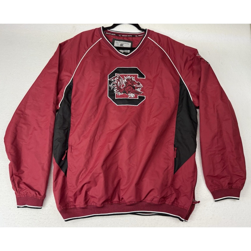 Colosseum Athletics South Carolina Gamecocks Pullover Jacket Mens XXL Garnet